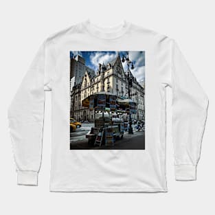 Central Park West Street Food Manhattan NYC Long Sleeve T-Shirt